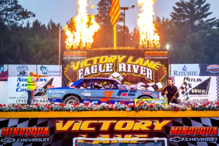 WAELTI WALTZES TO EAGLE RIVER SPEEDWAY VICTORY LANE